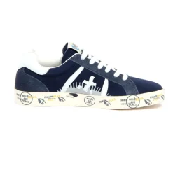 Andy Lace Kinderschoenen Navy Suede