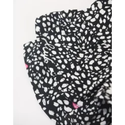 Animalier Butterfly Print T-shirt met Lange Mouwen en Rok Set