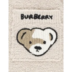 Baby Beige Katoen Wol Jumpsuit