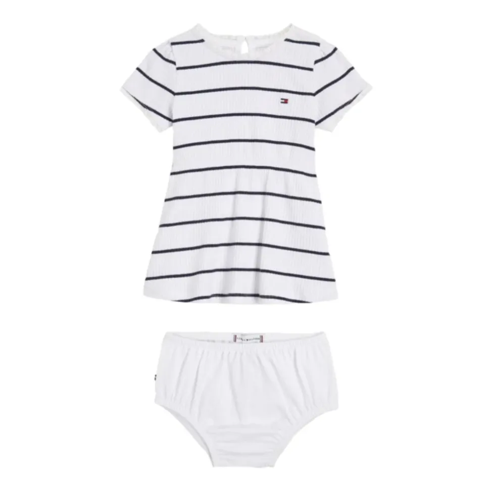 Baby gestreept jurkje