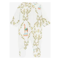 Babygrow-set met filigraanprint