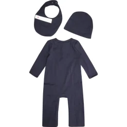 Babykledingset met slab en muts