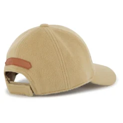 Baseballpet van wolmix met logo