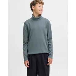 Basis Gebreide Rolhals Trui Groen