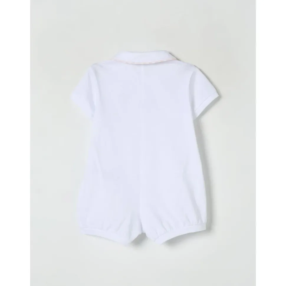 Beer Geborduurde Baby Romper