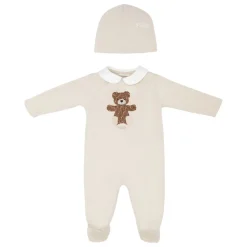 Beige Baby Jersey Set