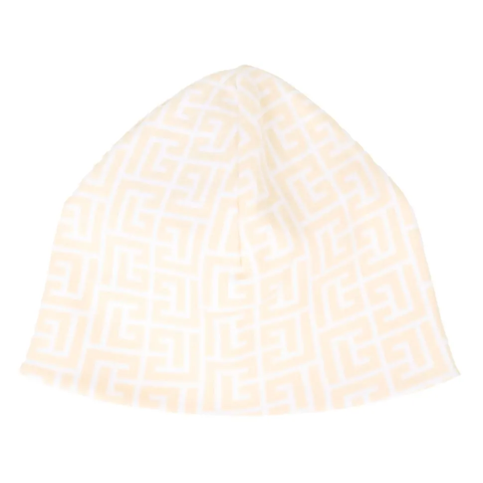 Beige Babygrow Hoed Slabbetje Set