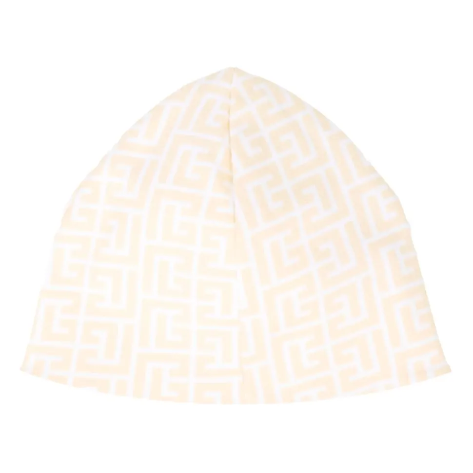 Beige Babygrow Hoed Slabbetje Set