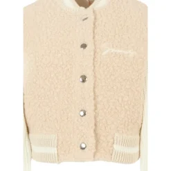 Beige Bomberjack met 4G Motif