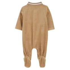Beige Chenille Babygrow Rompers