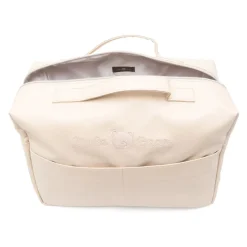 Beige Eco Leren Geboortetas