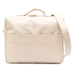 Beige Eco Leren Geboortetas