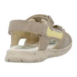 Beige en Gele Zomer Sandalen