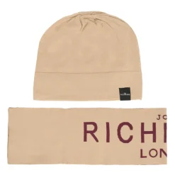 Beige Hoed en Sjaal Set