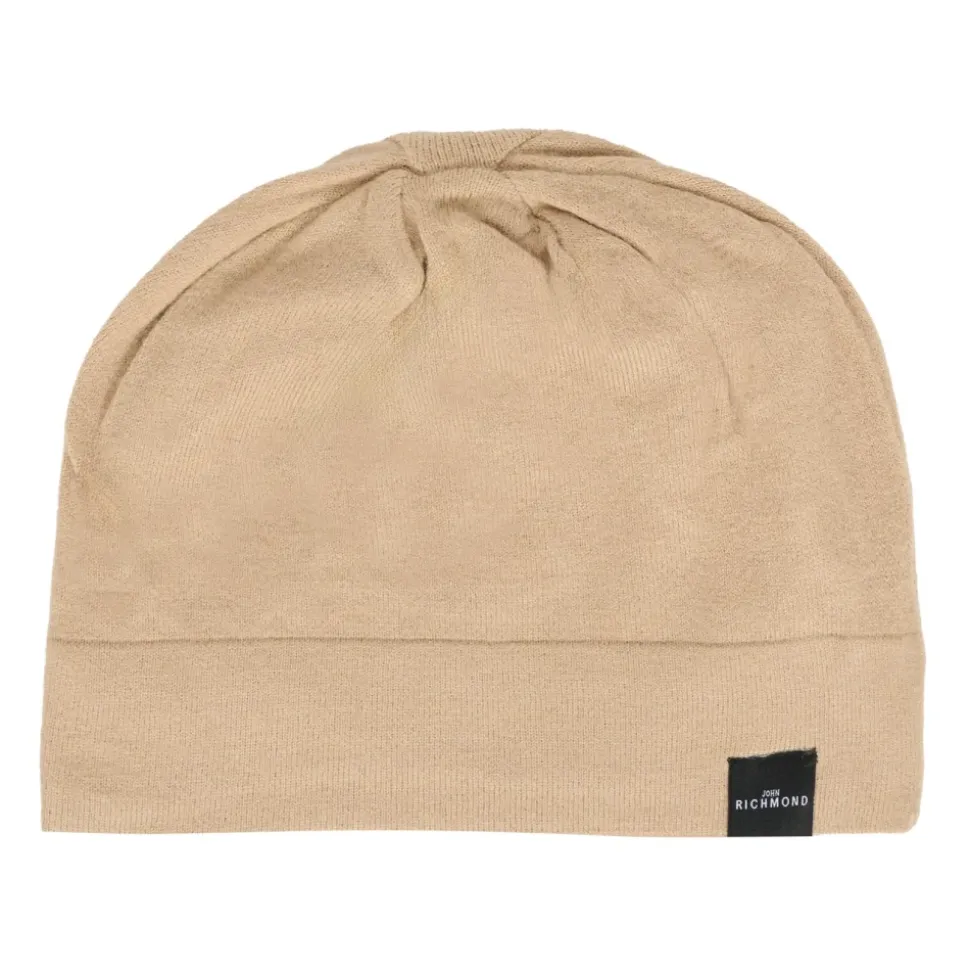 Beige Hoed en Sjaal Set