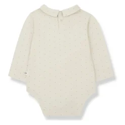 Beige Katoenen Longsleeve Top