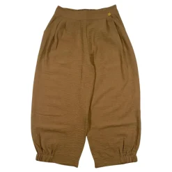 Beige Kinderbroek met Elastische Tailleband