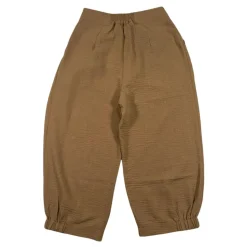 Beige Kinderbroek met Elastische Tailleband