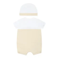 Beige Romper Set met Teddy Bear