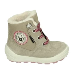 Beige Suède Meisjes Mid Schoenen