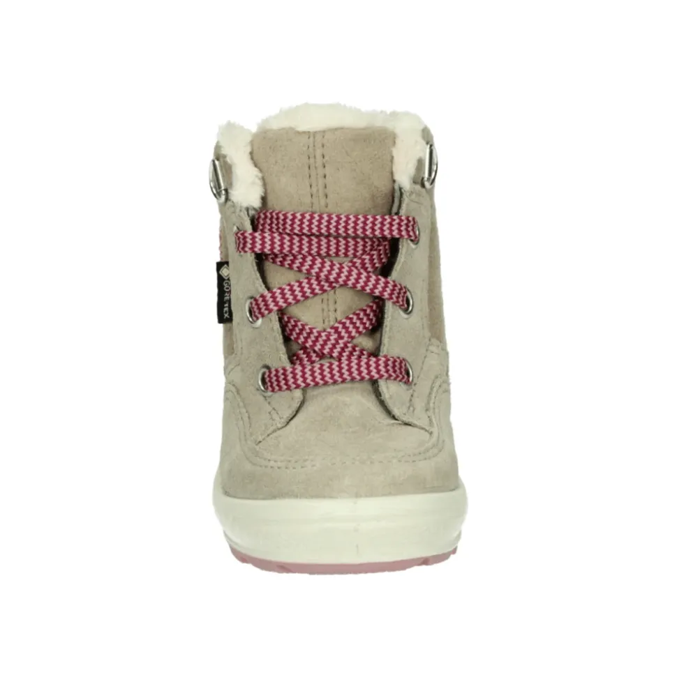 Beige Suède Meisjes Mid Schoenen