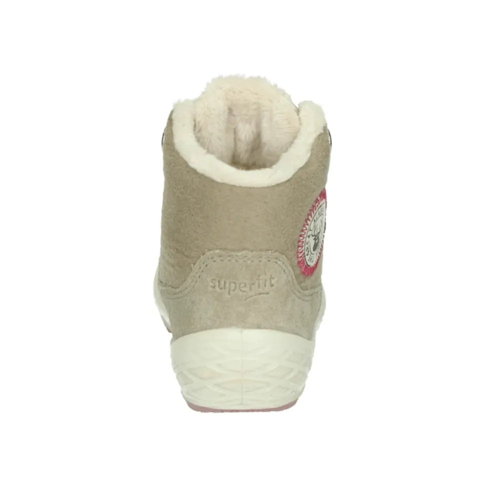 Beige Suède Meisjes Mid Schoenen