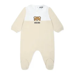 Beige Teddy Bear Rompers
