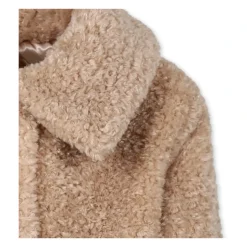 Beige Teddy Faux Fur Coat