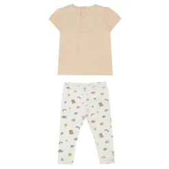 Beige Teddybeer Korte Sportpak