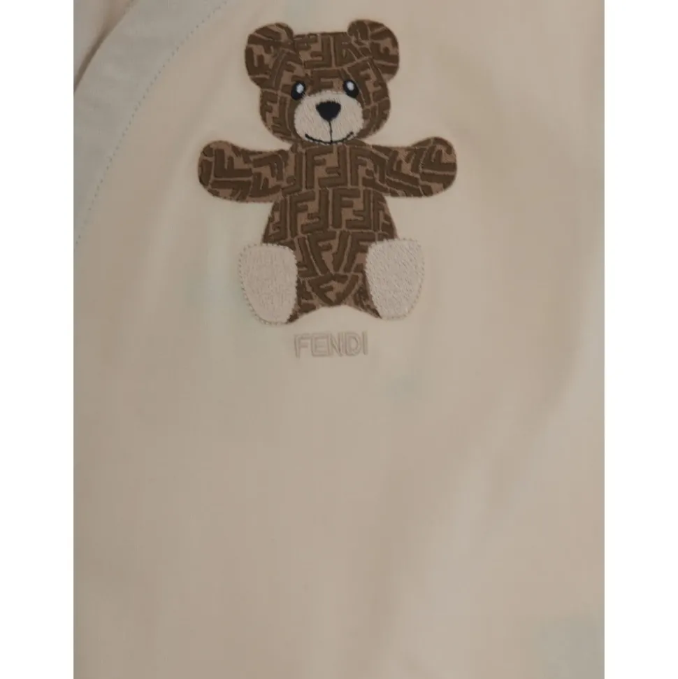 Beige Unisex Kinderjurk