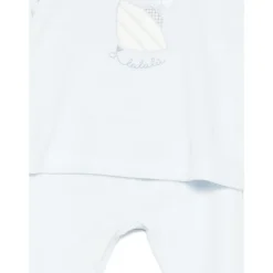 Blauw Geborduurde Babypak Set