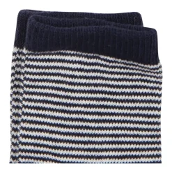 Blauw Gestreepte Katoenen Sokken