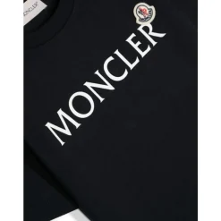 Blauw Logo Print Crew Neck T-shirt