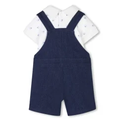 Blauw SS25 Tuinbroek Playsuit Set