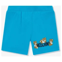 Blauw Teddybeer Logo Short Set