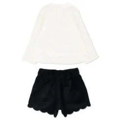 Blauw T-shirt en shorts pak