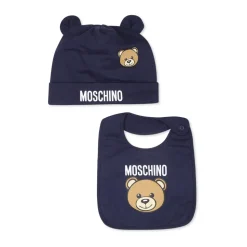 Blauwe accessoireset met muts en slab