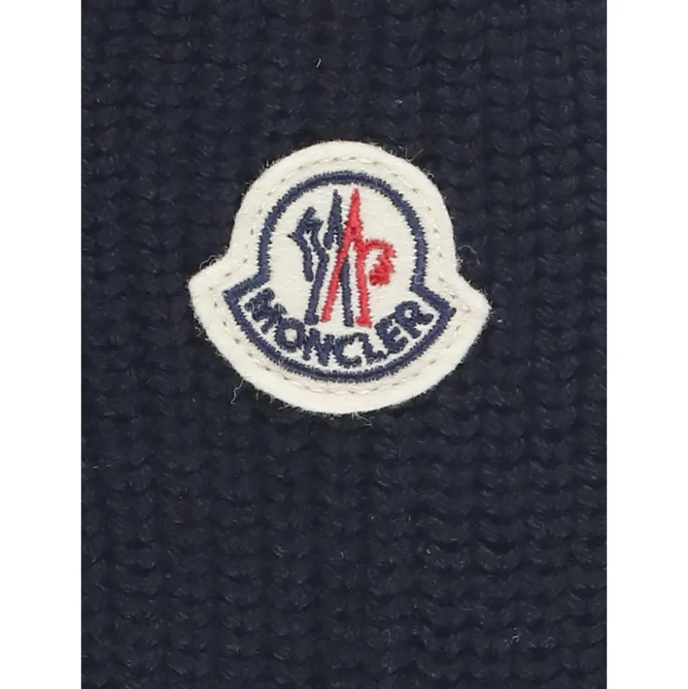 Blauwe Baby Vest Ronde Hals Rits Sluiting