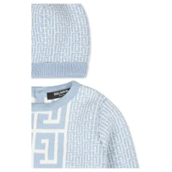 Blauwe Babypak en Hoed Set