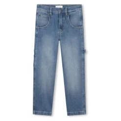 Blauwe Denim Straight Leg Jeans