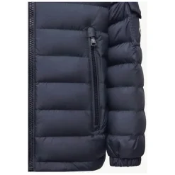 Blauwe Donsgevulde Kinderjas met Capuchon