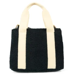 Blauwe Faux Shearling Casual Tas