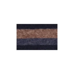 Blauwe fleece wanten voor kinderen met veelkleurige strepen