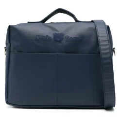 Blauwe Geboortetas Eco Leer