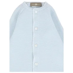 Blauwe Gebreide Wollen Babypak Rompers