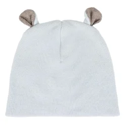 Blauwe Gebreide Wollen Baby Muts