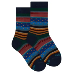 Blauwe Gestreepte & Polka Dot Kindersokken