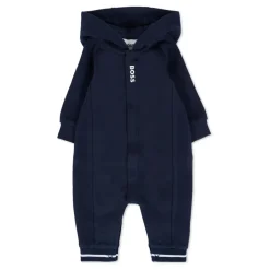 Blauwe Hooded Rompers