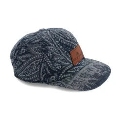 Blauwe Jacquard Paisley Baseball Cap