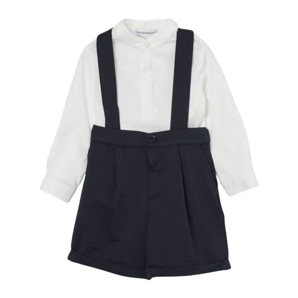 Blauwe Jumpsuit met Knoopdetail